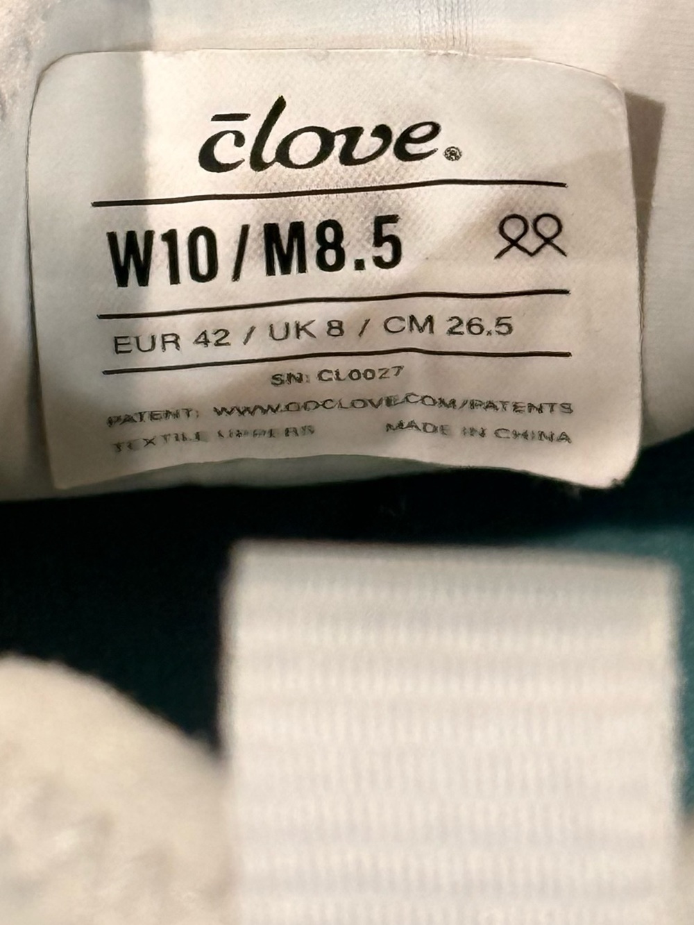 Women’s CLOVE Classic Brilliant white bungee athletic shoes- Size 10 - Picture 5 of 9